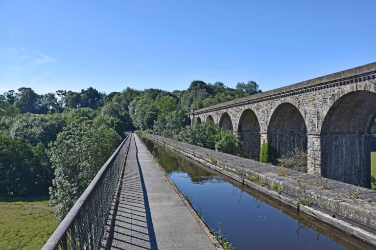 Chirk Aqueduct in Shropshire