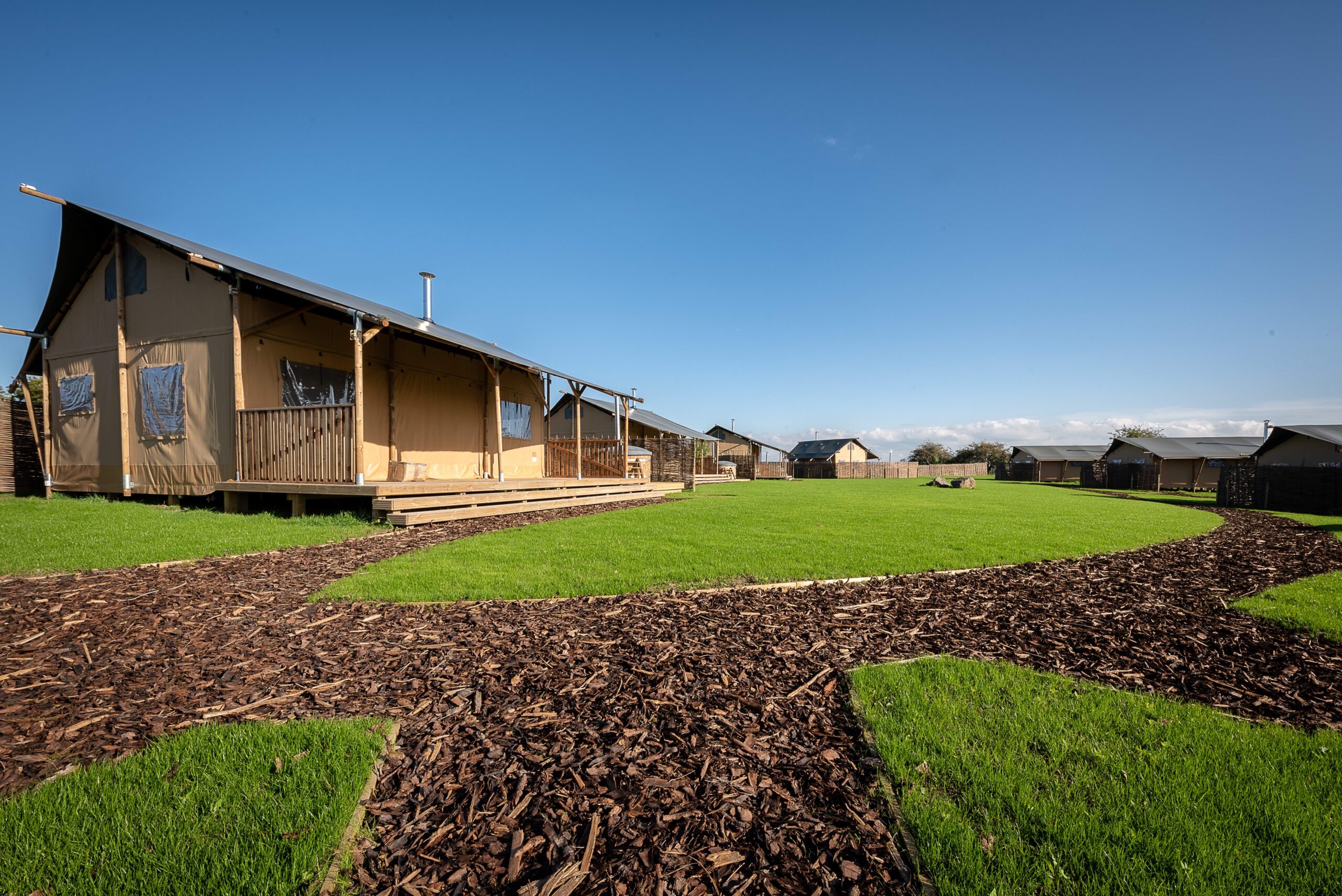 Glamping pods at hencote