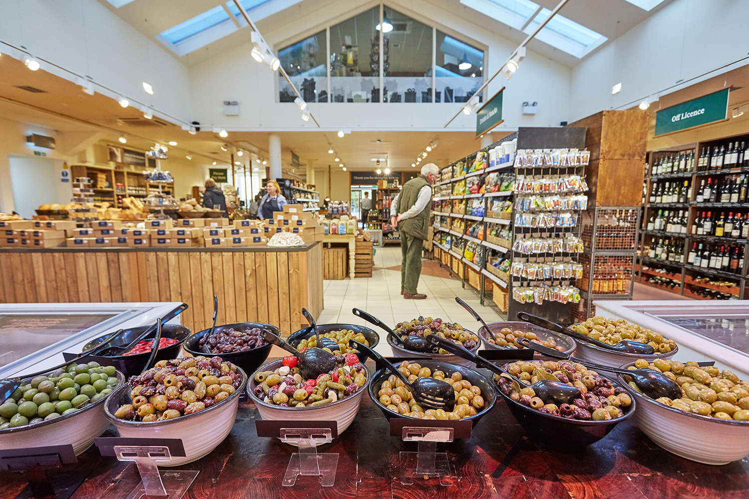 food and drink at ludlow farmshop