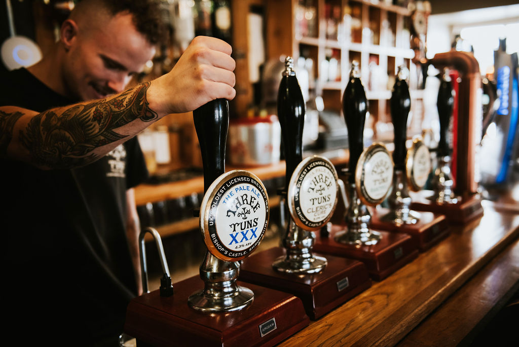 Inside three tuns inn - shropshire's best breweries