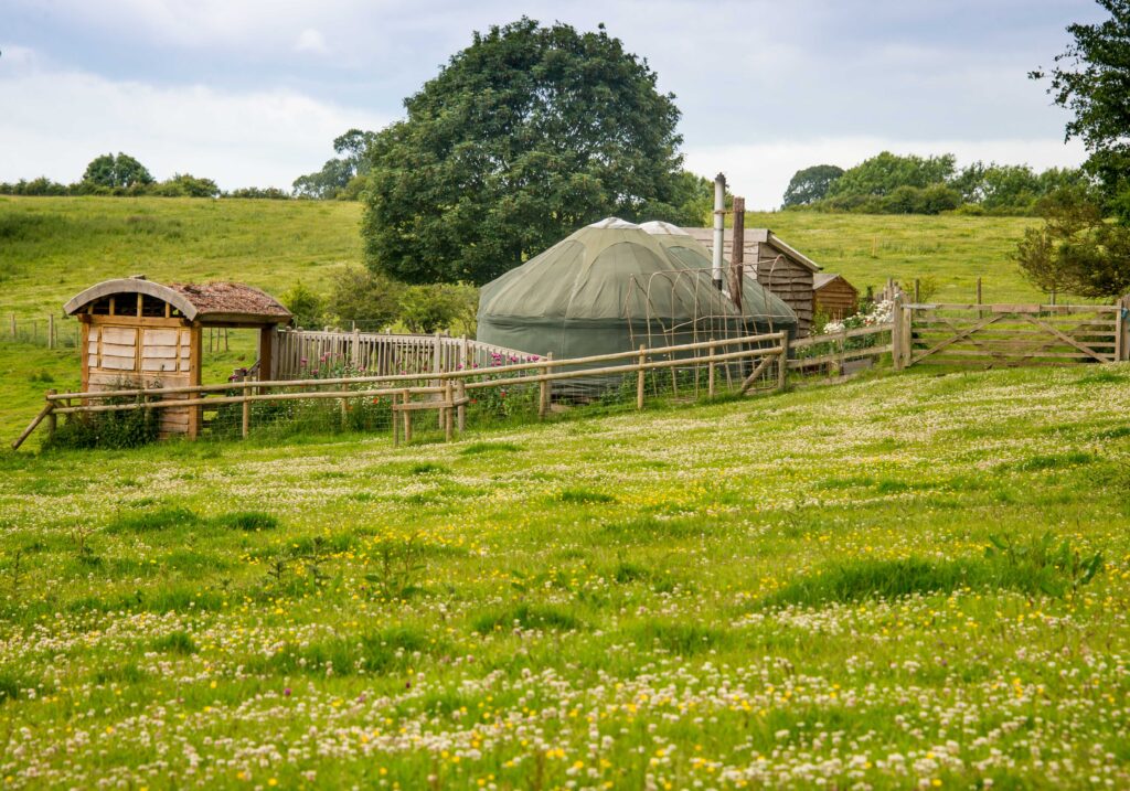 Glamping at Fordhall Organic Farm